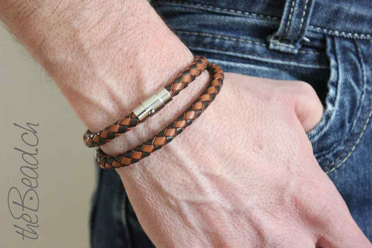Lederarmband Lederarmb&auml;nder f&uuml;r Herren M&auml;nner Ihn Armband Armschmuck