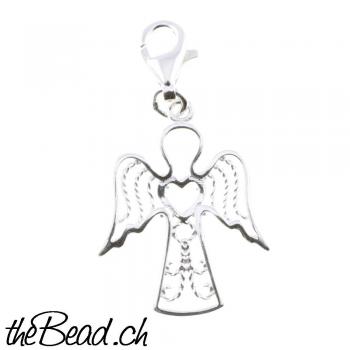 Angel Charm 925 Sterling Silver