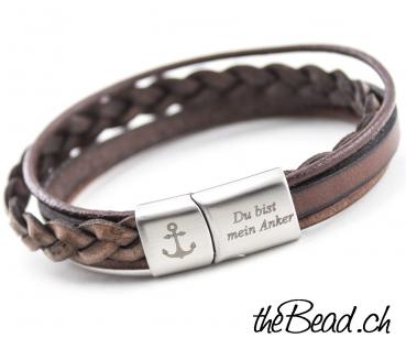 men leather bracelet