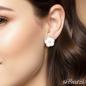 Preview: Ohrstecker aus rosegold vergoldetem Silber