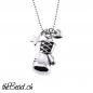 Preview: boxing glove stainless steel necklace