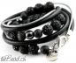 Preview: Perlenarmband mit Leder theBead