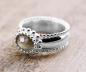 Preview: silber finger ring und finger ringe aus echtsilber und mondstein