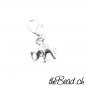 Preview: Silber Charm Kleeblatt aus 925 Sterling Silber