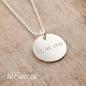 Preview: engraved Necklace 925 sterling silver