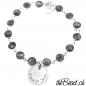 Preview: labradorit facettiert silberperlen armband von thebead