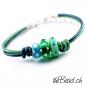 Preview: unikatschmuck von thebead lederarmband