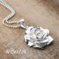 Preview: rose necklace silver