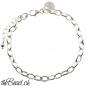 Preview: one size 925 massiv sterling silber armband und armbänder aus ringen aus 925 sterling silberschmuck von thebead erbsketten