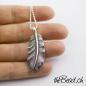 Preview: 925 Silber Anhänger Feder Schmuck Onlineshop thebead