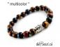 Preview: Buddha Armband mit Tigeraugen Perlen onlineshop the Bead