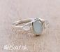 Preview: aqua agate silver ring