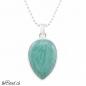 Preview: Amazonit silberhalskette mit Silberkette