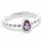 Preview: Silber Fingerring mit amethyst