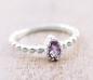 Preview: Silber Fingerring mit amethyst