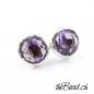 Preview: amethyst ohrstecker 925 sterling silber rose quarz