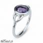 Preview: Silber Fingerring mit amethyst