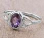 Preview: Silber Fingerring mit amethyst