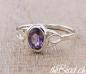 Preview: Silber Fingerring mit amethyst