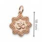 Preview: OM Anhänger rosevergoldet