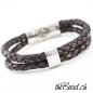 Preview: magnetschmuck Herren Lederarmband von theBead