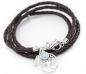 Preview: Feder Anhaenger Lederarmband von thebead