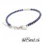 Preview: men anklet with lapislazuli