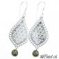 Preview: blume des lebens Ohrhänger aus 925 sterling Silber neu von thebead schweizer schmuck onlineshop mit regenbogen