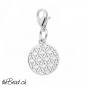 Preview: blume des lebens Charm 925 silber