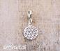 Preview: flower of life Charm Silver Sterling