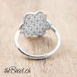 Preview: blume des lebnes  aus silber und silberflügel ring schweizer modeschmuck onlineshop thebead