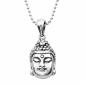 Preview: buddha Anhänger mit 925 Sterling Silber mit Kugelkette Sterling
