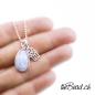 Preview: silver necklace with chalcedony pendant