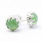 Preview: kleine gruene chrysopras ohrringe