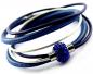 Preview: lederarmband mit praktischem magnetverschluss edelstahl theBead