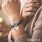 Preview: schwarzes lederarmband mit gravuranhaenger