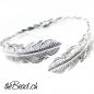 Preview: silver feather bangle