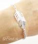 Preview: silverbracelet made with feather