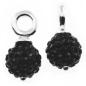 Preview: sparkling black pendants