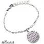 Preview: Edelstahl Damen Armband mit Herz Anhängern personalisierbar