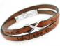 Preview: thebead wrap leather bracelet with engraving