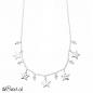 Preview: silber halskette mit sternen und regenbogenmondstein anhaenger
