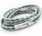 Preview: Veganes Armband in den Farben mint / grau