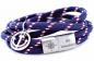 Preview: blaues blue Armband mit  magnetverschluss gravur