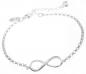 Preview: Unendlichkeits-Zeichen Armband silberschmuck für Damen aus der Schweiz