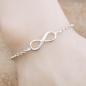 Preview: Infinity Damen Armband 925er Silber Silberarmband Symbolarmband Geschenkidee