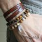 Preview: Achat Perlenarmband mit Quaste the Bead