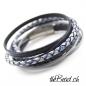Preview: Rassiges Herren Lederarmband von theBead