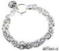 Preview: dickes Silberarmband aus 925 sterling silber one size damenarmband und geschenkidee bestellen