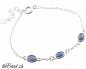 Preview: silberarmband mit kyanit in blau